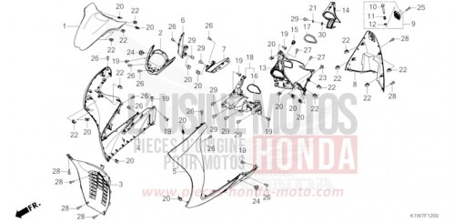 ABDECKUNG, VORNE SH350ASM de 2021